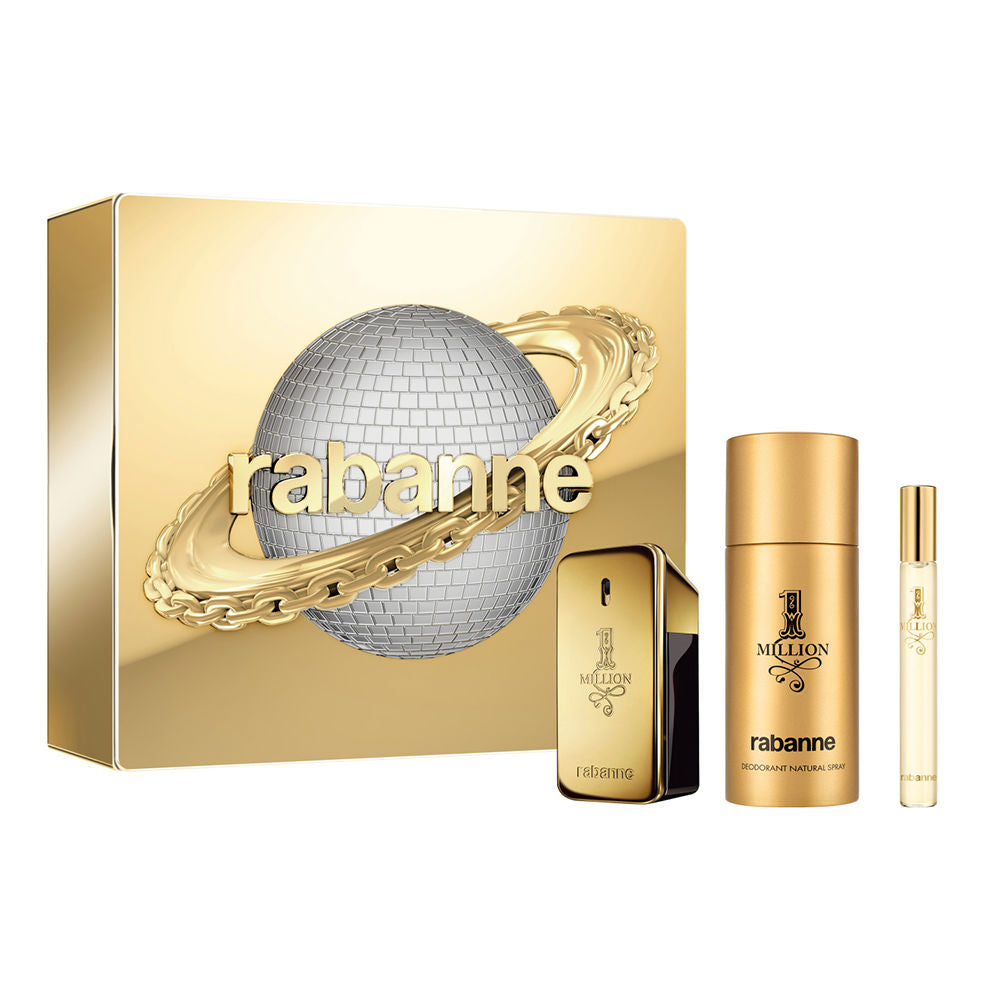 Estuche Paco Rabanne One Million EDT 50 ml para Hombre (3 piezas)