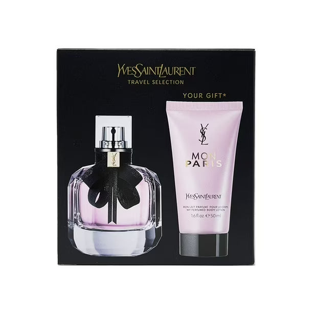 Estuche Yves Saint Laurent Mon Paris EDP 50 ml para Mujer (2 piezas)