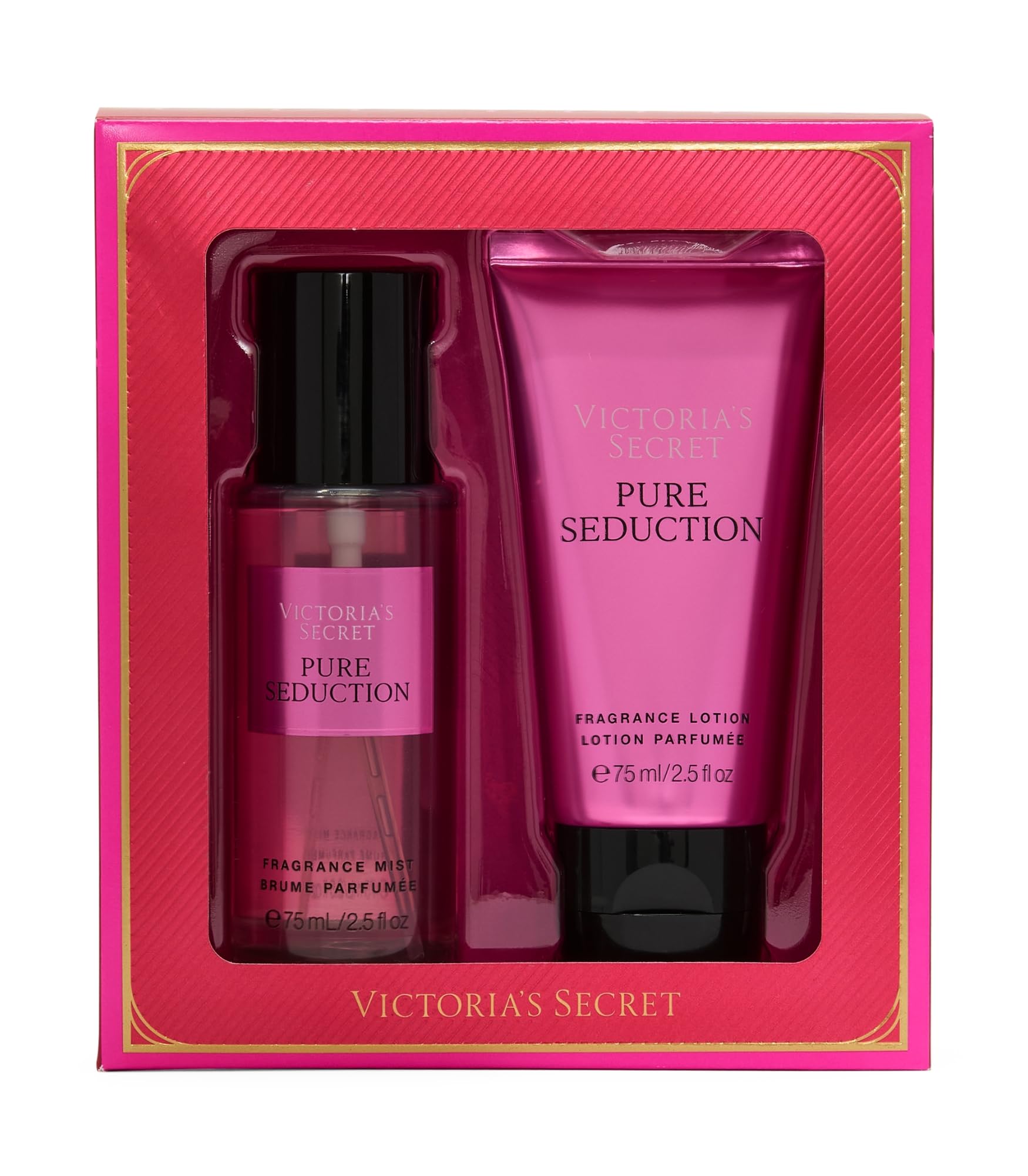 Estuche de Miniaturas Victoria's Secret Pure Seduction Splash para Mujer (2 x 75 ml)