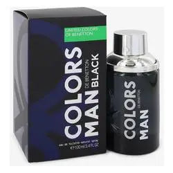 BENETTON MAN BLACK EDT / H 3.4 OZ