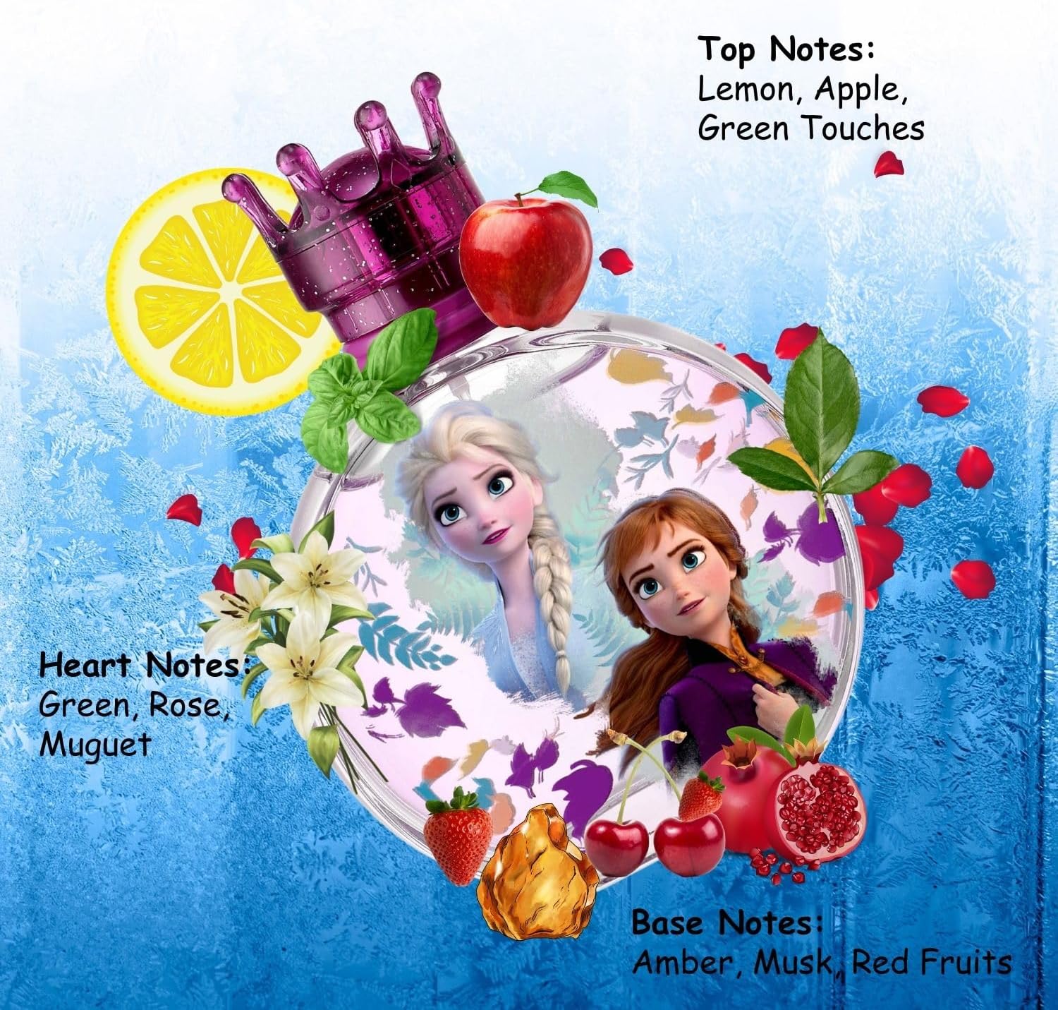 DISNEY FROZEN ANNA Y ELSA EDT / D 3.4 OZ