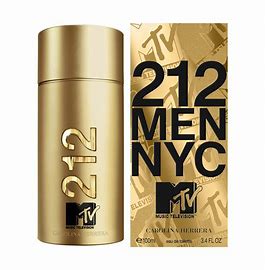 CAROLINA HERRERA 212 MEN MTV EDT / H 3.4 OZ