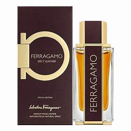 SALVATORE FERRAGAMO SPICY LEATHER EDP / H 3.4 OZ
