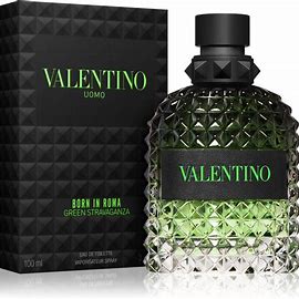 VALENTINO UOMO BORN IN ROMA GREEN STRAVAGANZA EDT / H 3.4 OZ