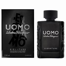 SALVATORE FERRAGAMO UOMO SIGNATURE EDP / H 3.4 OZ NEW REF