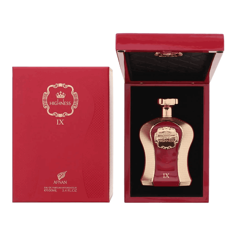 AFNAN HIGHNESS IX ROJO EDP / D 3.4 OZ