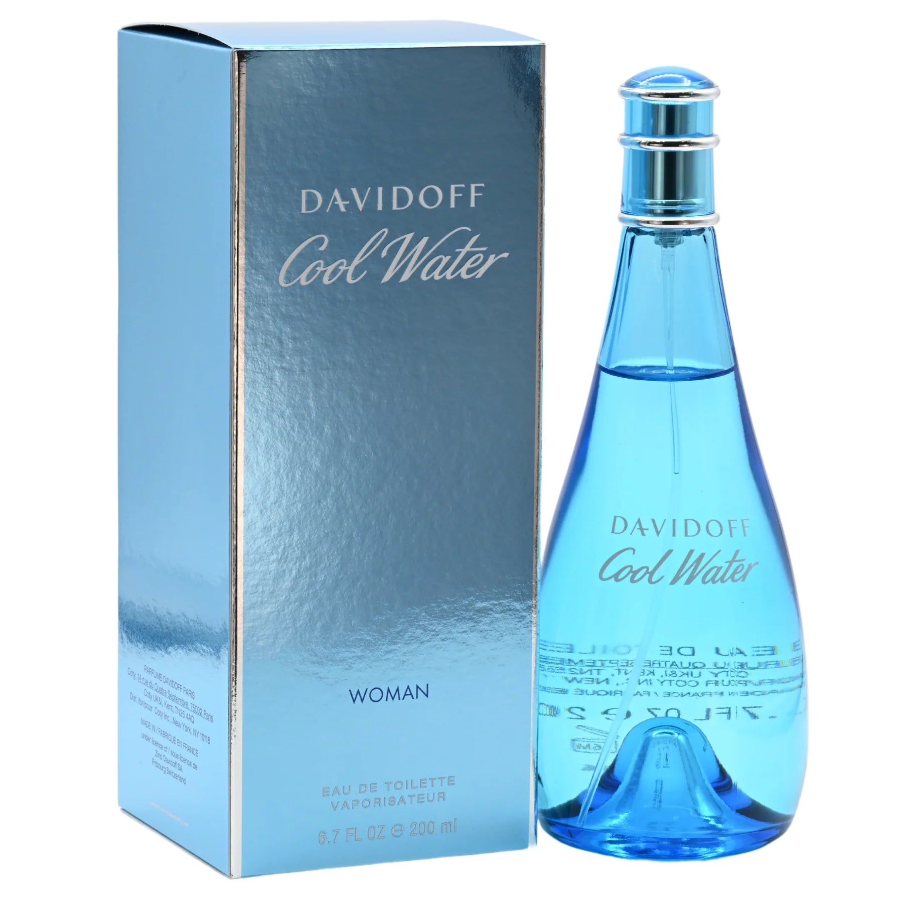 DAVIDOFF COOL WATER WOMAN EDT /D 6.7 OZ