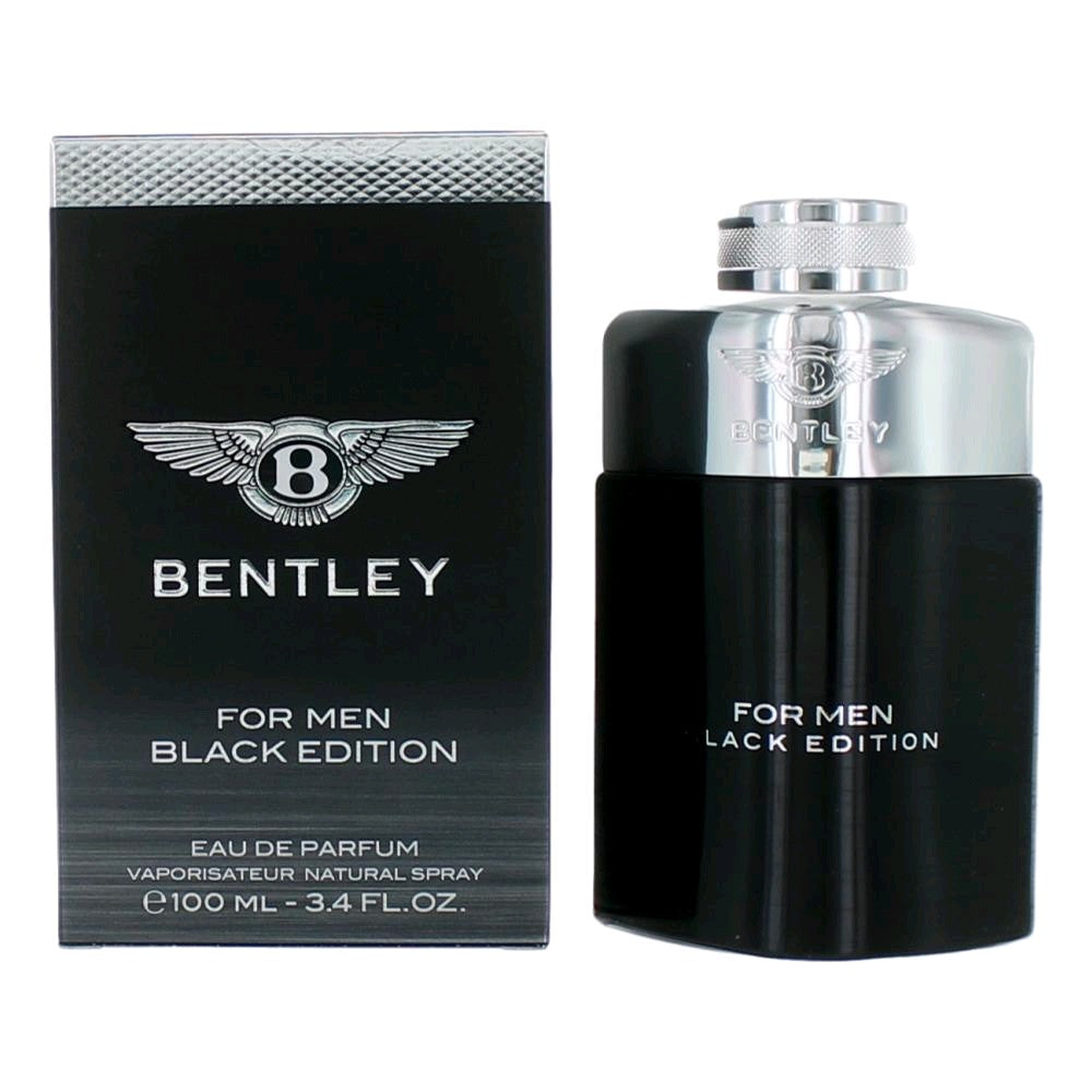 BENTLEY BLACK FOR MEN EDP / H 3.4 OZ