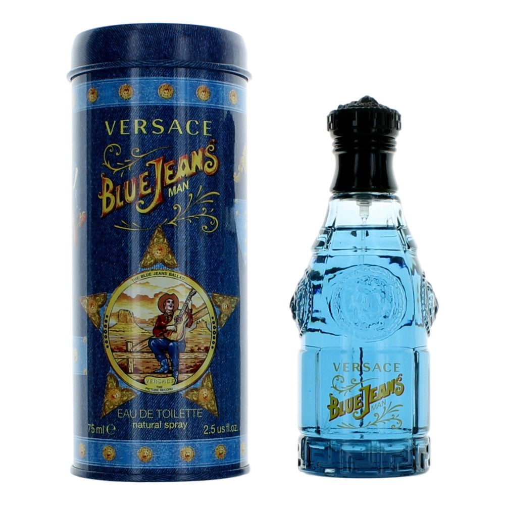 VERSACE BLUE JEANS EDT / H 2.5 OZ