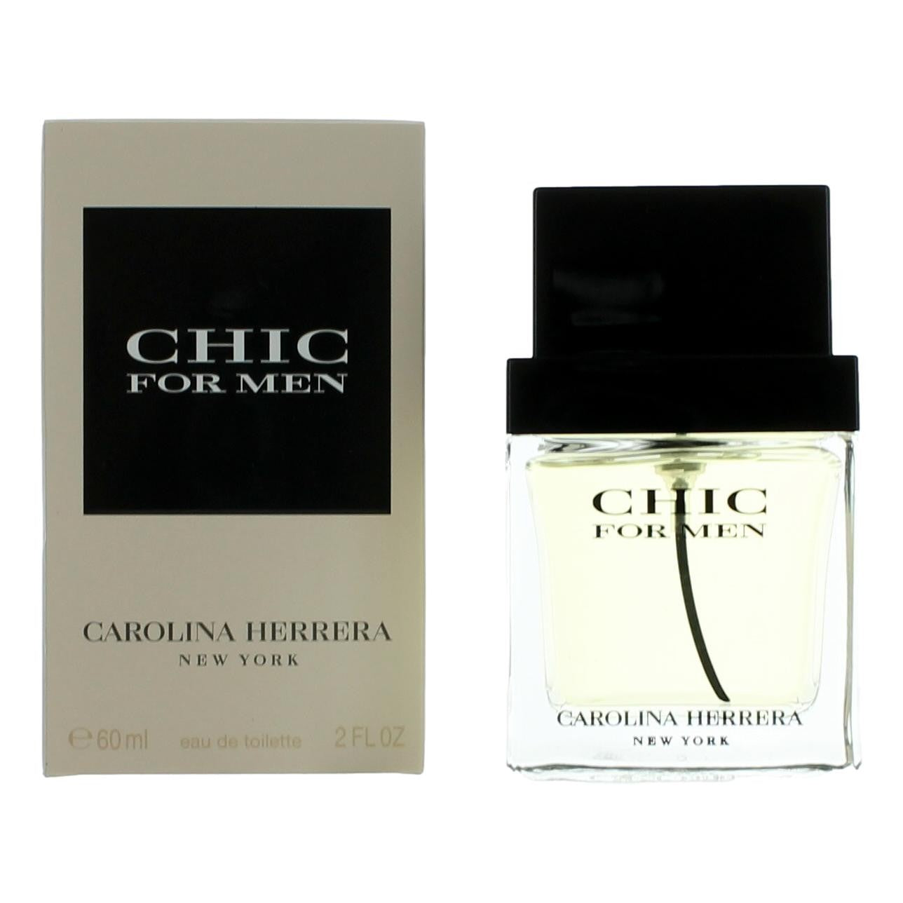 CAROLINA HERRERA CHIC FOR MEN EDT / H 3.4 OZ