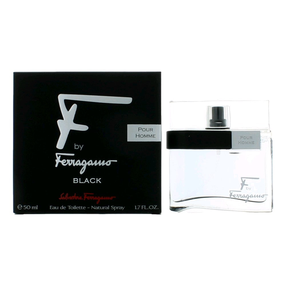 SALVATORE FERRAGAMO BLACK EDT / H 3.4 OZ
