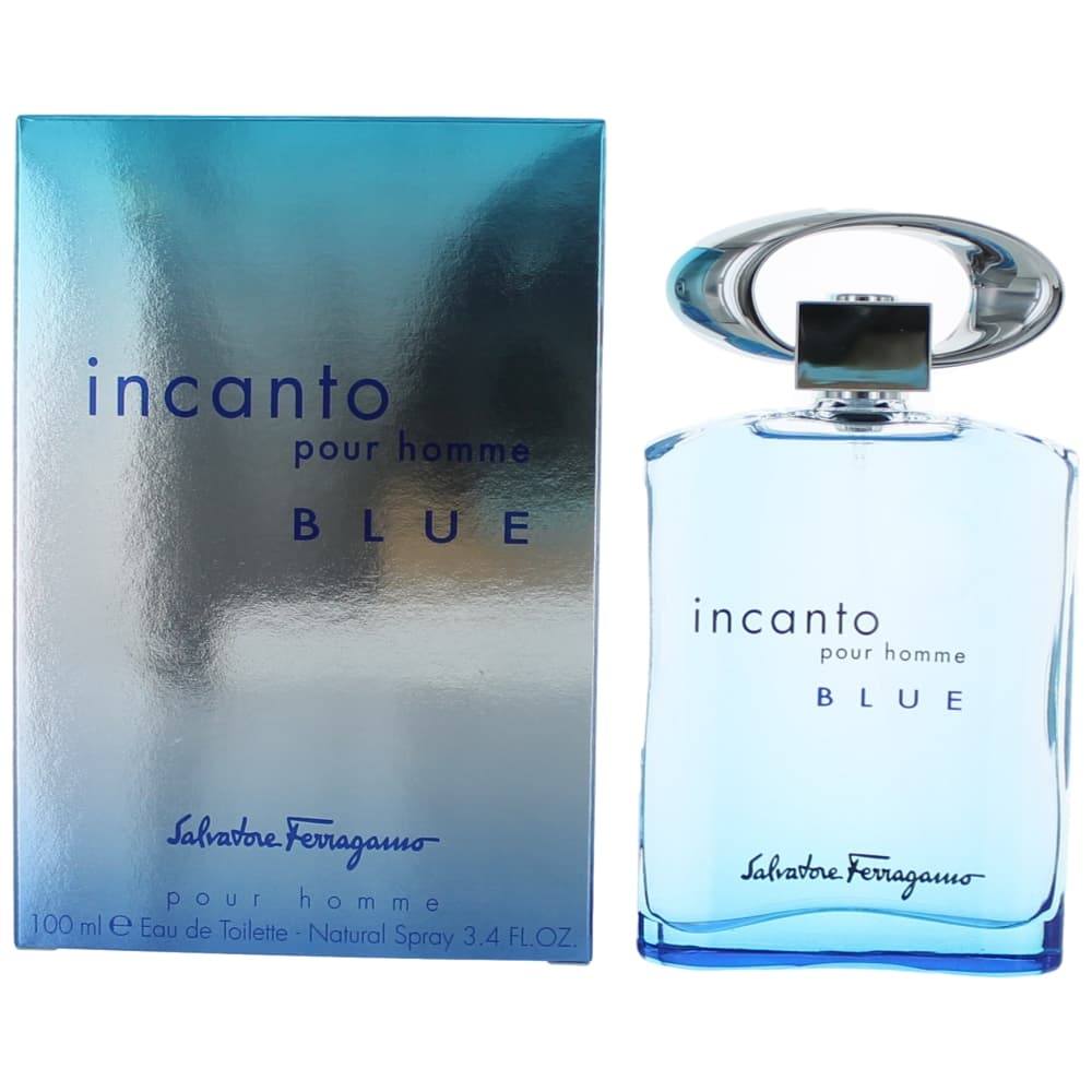 SALVATORE FERRAGAMO INCANTO BLUE EDT / H 3.4 OZ