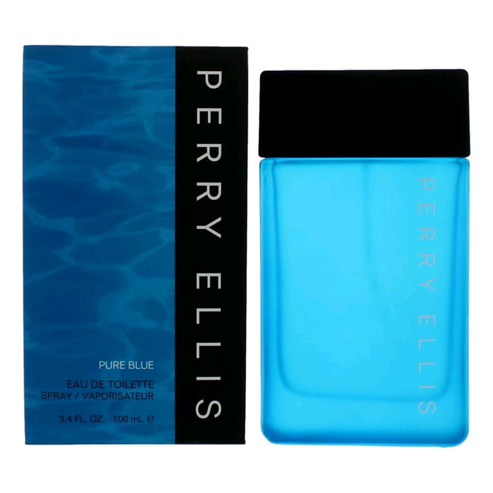 PERRY ELLIS PURE BLUE EDT / H 3.4  OZ