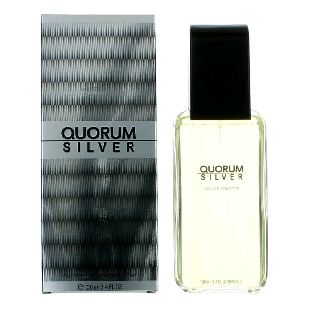 ANTONIO PUIG QUORUM SILVER EDT / H 3.4 OZ
