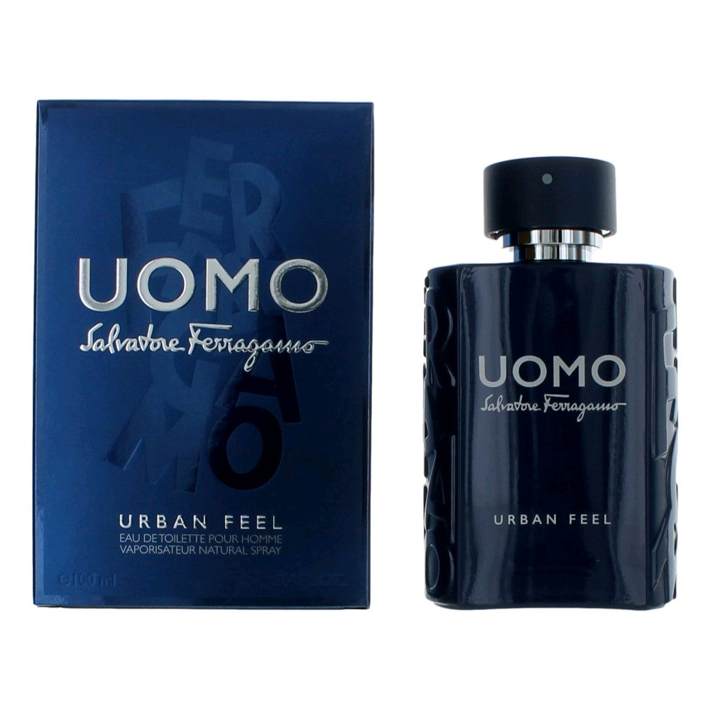 SALVATORE FERRAGAMO UOMO URBAN FEEL EDT / H 3.4 OZ