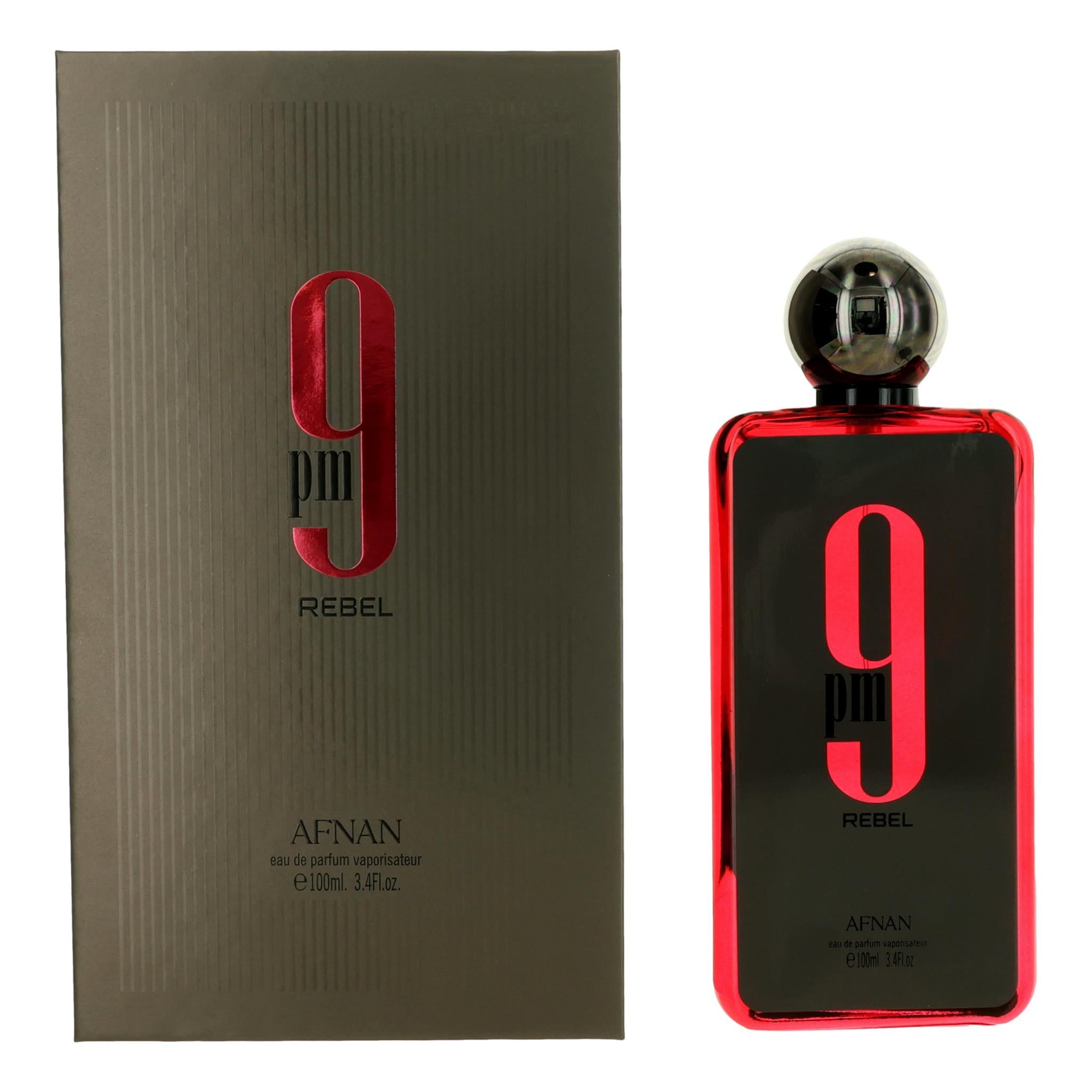 AFNAN 9 PM REBEL EDP / H 3.4 OZ