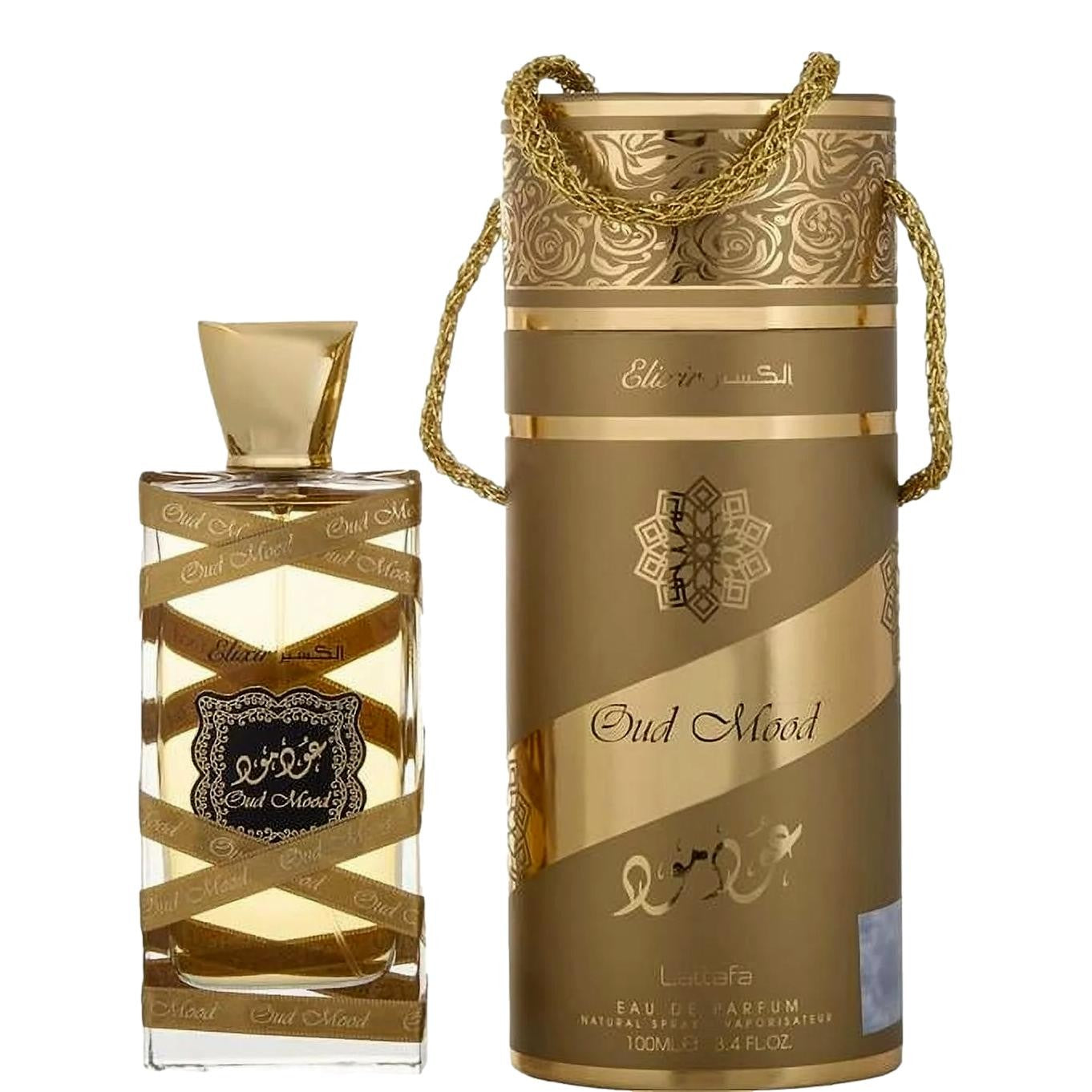 LATTAFA OUD MOOD ELIXIR EDP / D 3.4 OZ