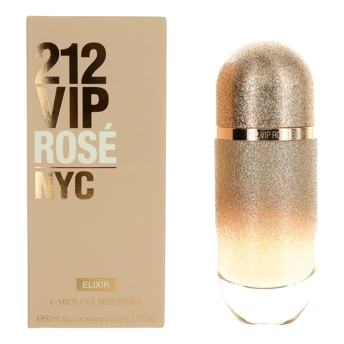 CAROLINA HERRERA 212 VIP ROSE ELIXIR EDP / D 2.7 OZ