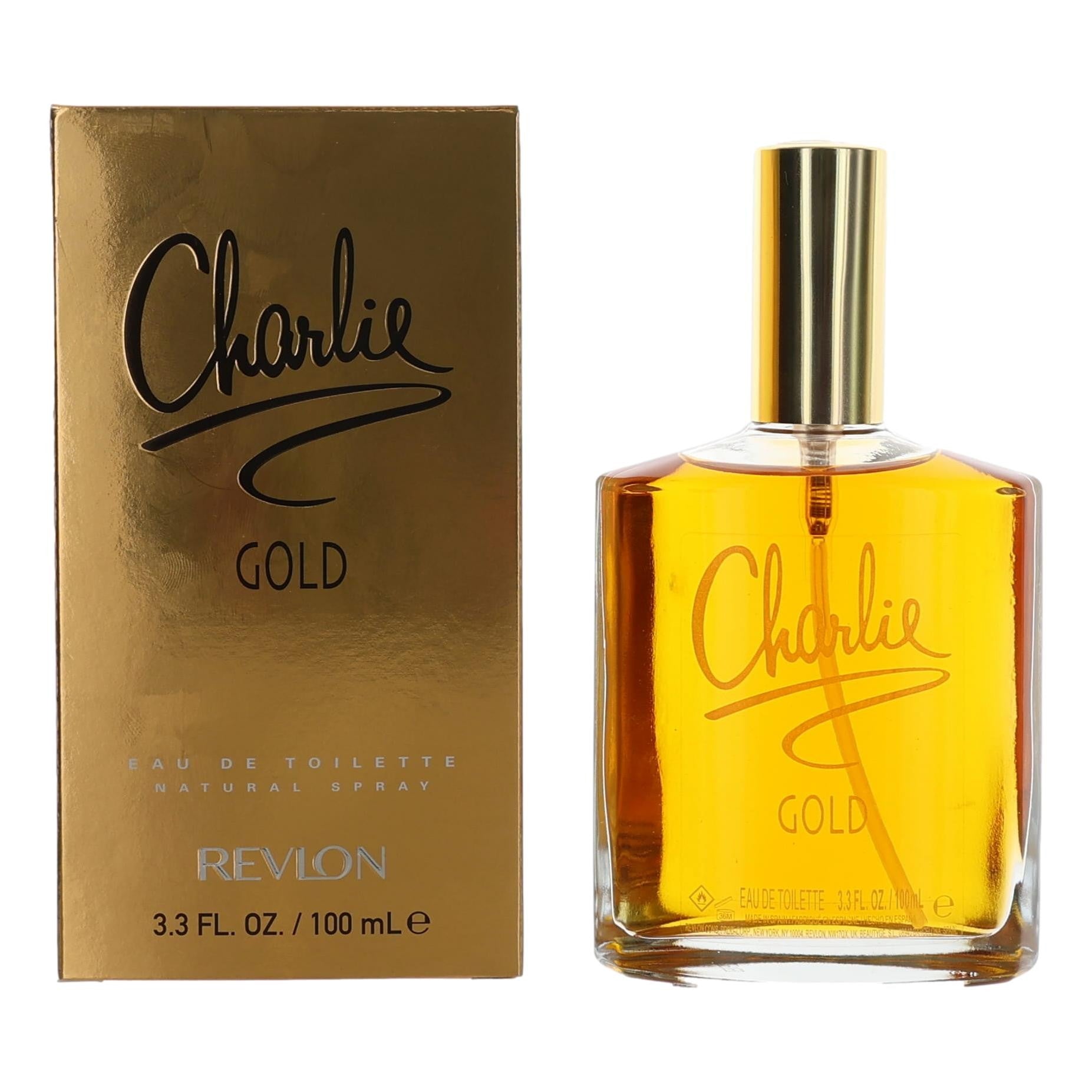 REVLON CHARLIE GOLD EDT /D 3.4 OZ