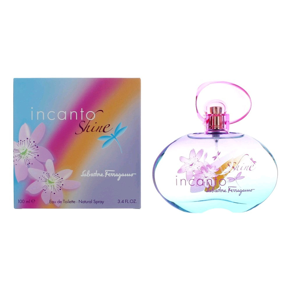 SALVATORE FERRAGAMO INCANTO SHINE EDT / D 3.4 OZ