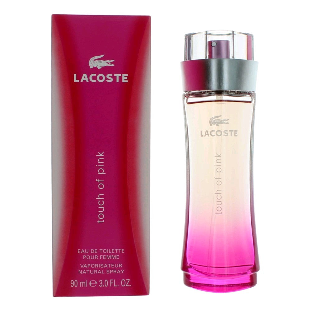 LACOSTE TOUCH OF PINK EDT / D 3.0 OZ