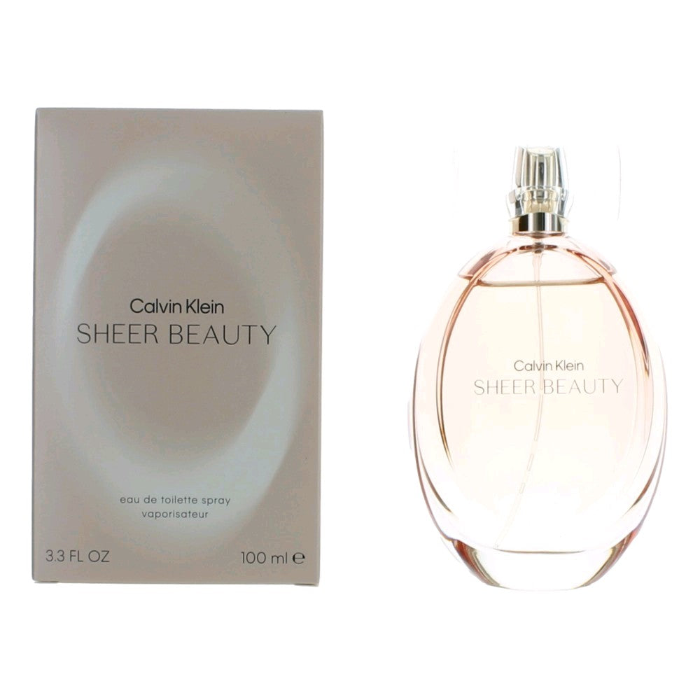 CALVIN KLEIN SHEER BEAUTY EDT / D 3.4 OZ