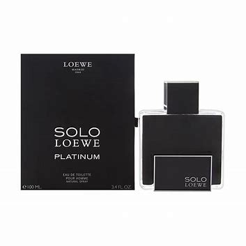 LOEWE SOLO LOEWE PLATINUM EDT /H 3.4 OZ