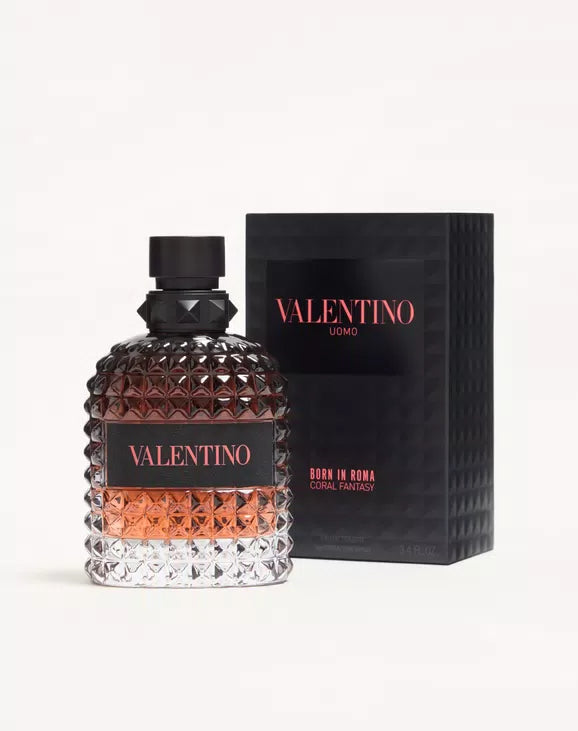 VALENTINO UOMO BORN IN ROMA CORAL FANTASY EDT / H 3.4 OZ