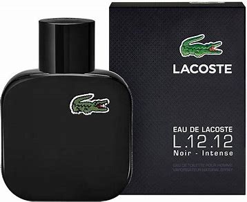 LACOSTE NOIR-INTENSE EDT / H 3.4 OZ