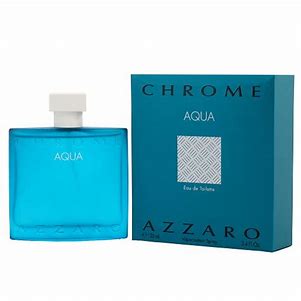 AZZARO CHROME AQUA EDT/H 3.4OZ.