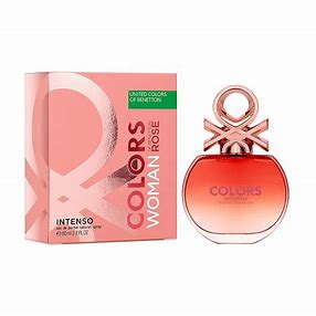 BENETTON COLORS WOMAN ROSE INTENSO EDP / D 2.7 OZ