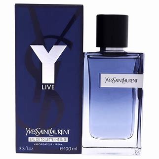 YVEST SAINT LAURENT Y MEN LIVE EDT INTENSE / H 3.3 OZ