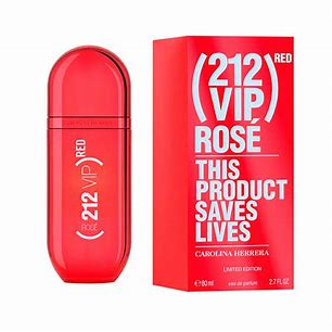CAROLINA HERRERA 212 VIP ROSE RED EDP / D  2.7 OZ
