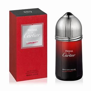 CARTIER PASHA EDITION NOIE SPORT EDT / H 3.3 OZ