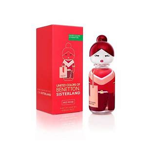 BENETTON SISTERLAND RED ROSE EDT / D 2.7 OZ