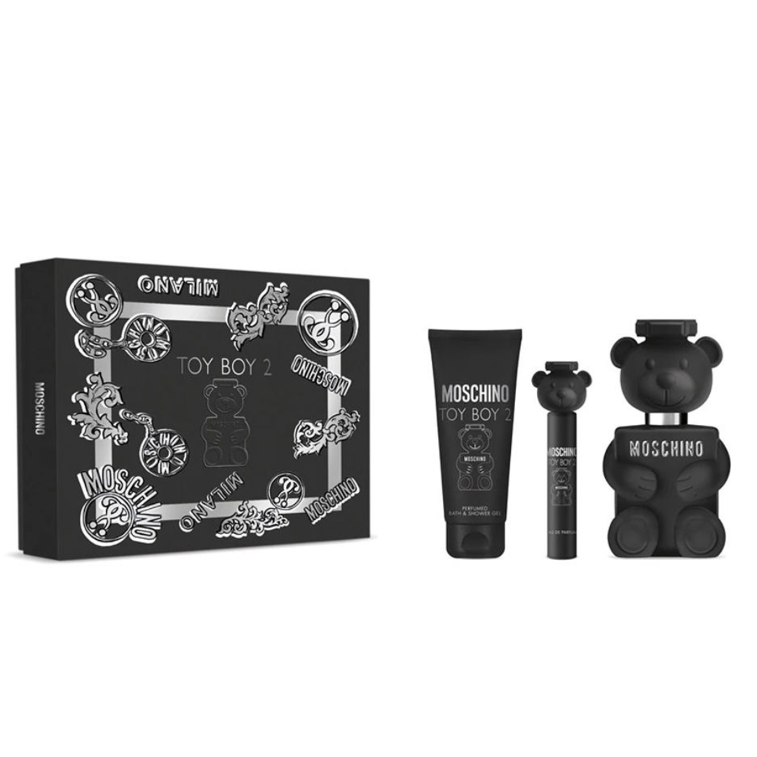 Estuche Moschino Toy Boy 2 EDP 100 ml para Hombre (3 piezas)