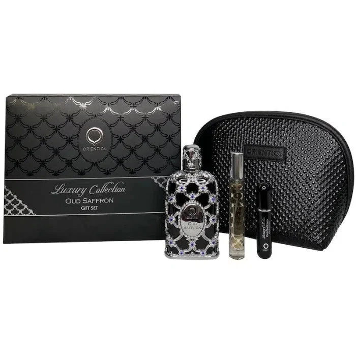 Estuche Orientica Oud Saffron Bolso EDP Unisex (3 piezas)