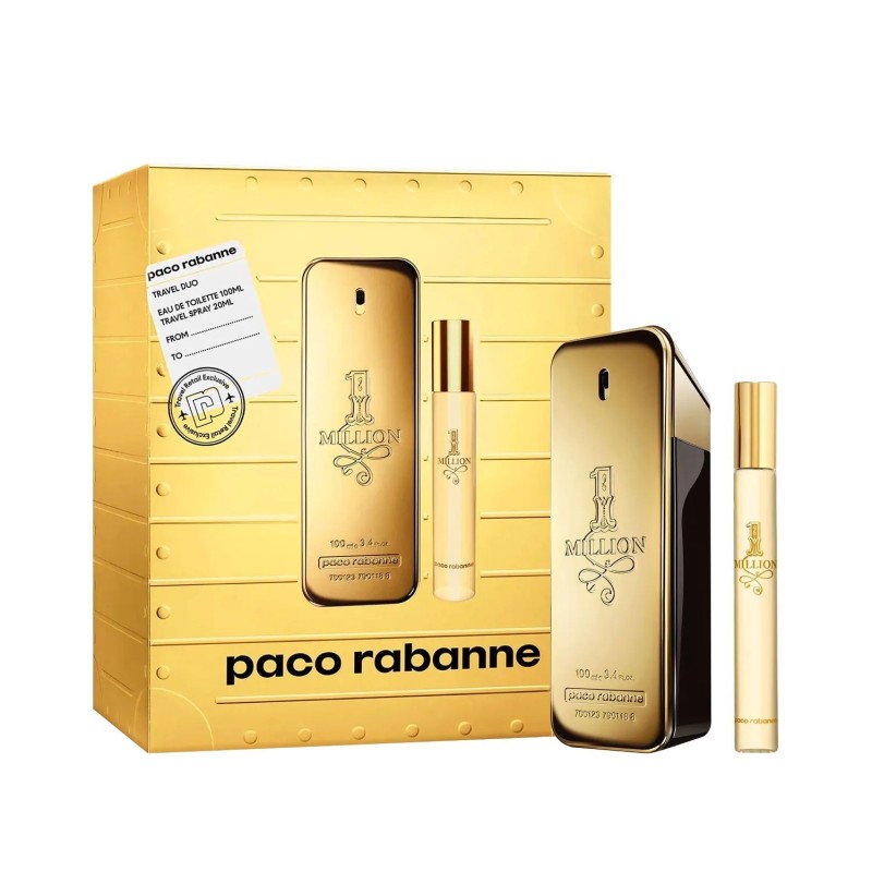 Estuche Paco Rabanne One Million Deo EDT 100 ml para Hombre (2 piezas)
