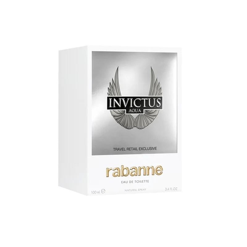PACO RABANNE INVICTUS AQUA EDT / H 3.4 OZ