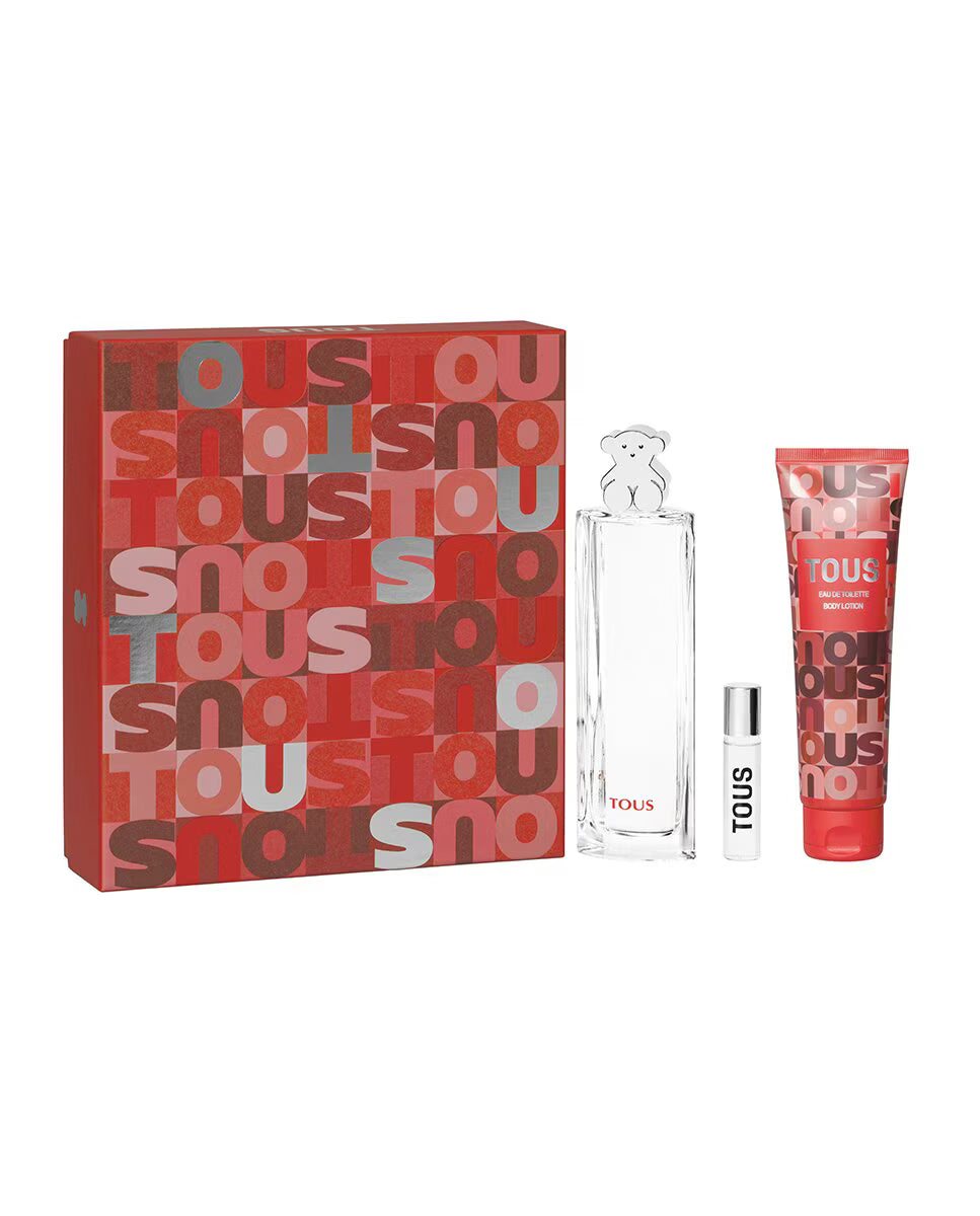 Estuche Tous Silver EDT 90 ml para Mujer (3 piezas)
